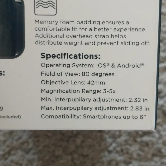 Virtual Reality Headset &Remote BRAND NEW - Picture 5 of 10